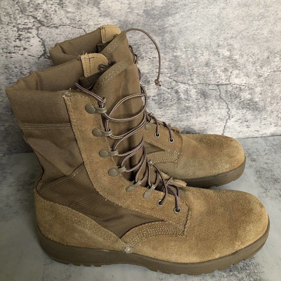 McRae Gore-Tex Combat Boots Size 11.5 R Vibram 12-D-1057 Brown Tan EUC!!